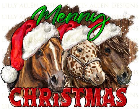 merry christmas horse pictures|horses at christmas images.